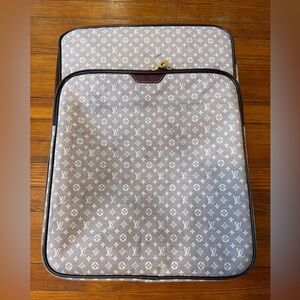 Authentic Louis Vuitton Monogram Idylle Pegase 55 Suitcase Sepia